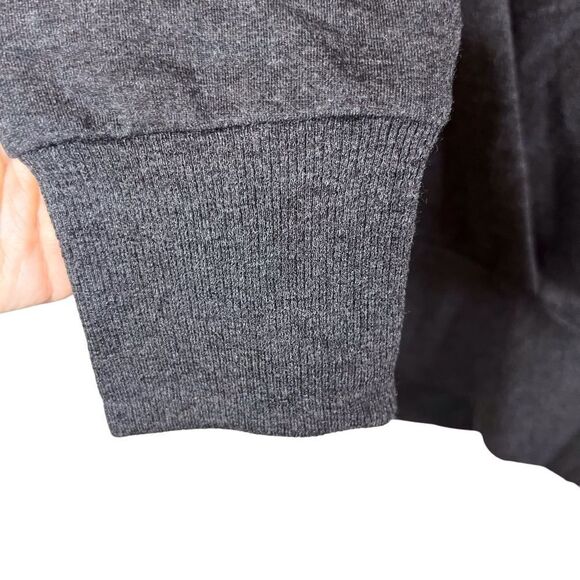 Athleta Purana VNeck Wrap Cross Over Sweater Size XS Gray Runs Big and Roomy - Picture 6 of 9